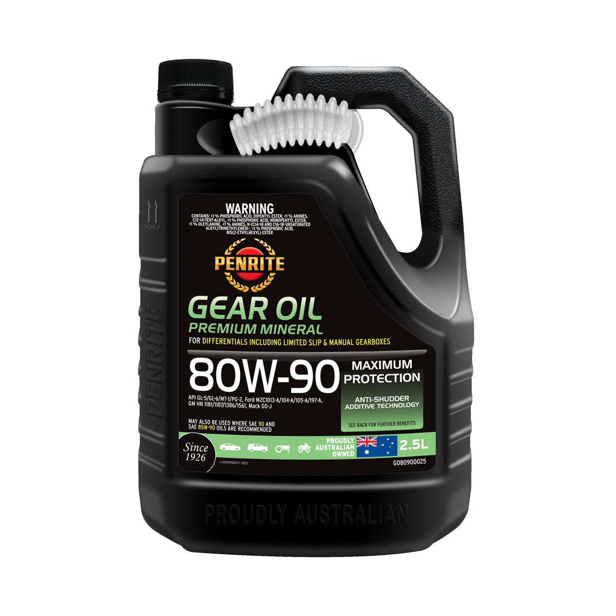 Penrite Gear Oil 80W-90 2.5L - GO80900025
