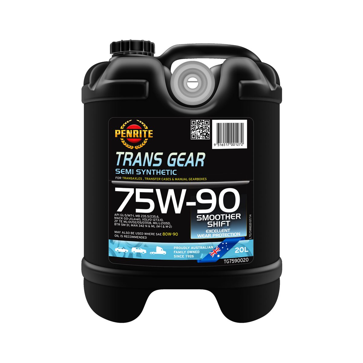 Penrite Trans Gear 75W-90 20L - TG7590020