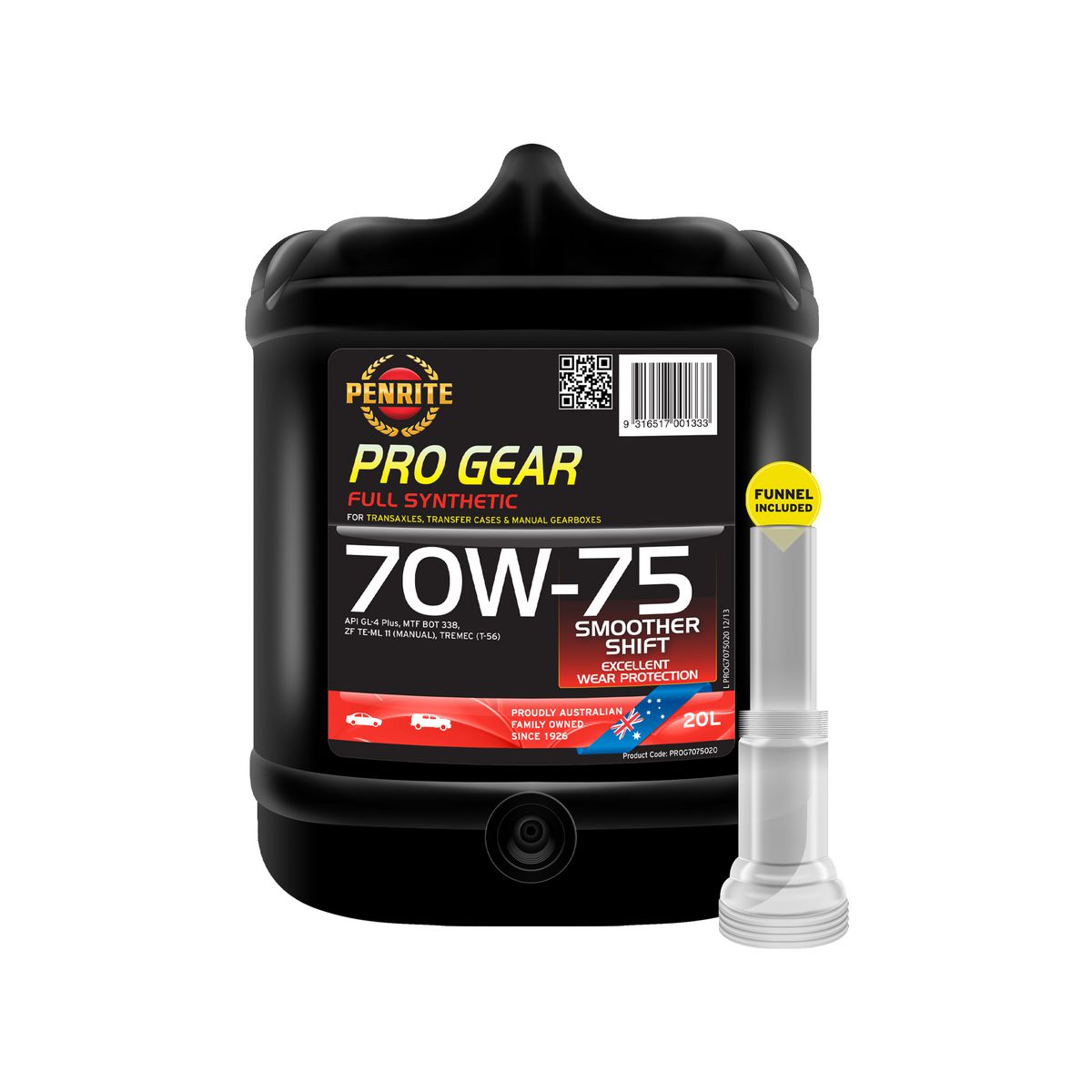 Penrite Pro Gear 70W-75 Gear Oil 20L - PROG7075020