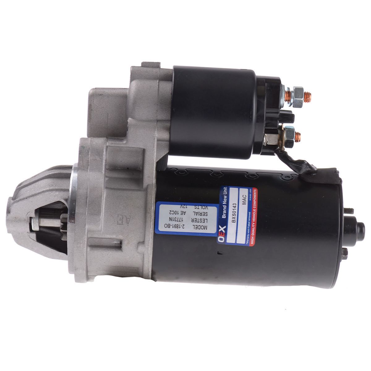 OEX Starter Motor 12V 8Th CW Bosch Style - BXS0143