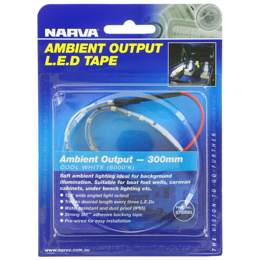 Narva Led Strip Flexible 12V Adhesive Mount 300mm - 87800BL
