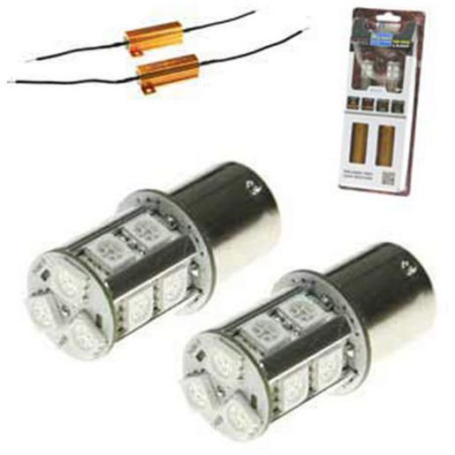 Aerpro LED Bayonet Globe Amber 2 Pack BA15S13A - BA15S13A