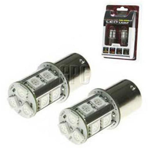 Aerpro LED Bayonet Globe Red 2 Pack BA15S13R - BA15S13R
