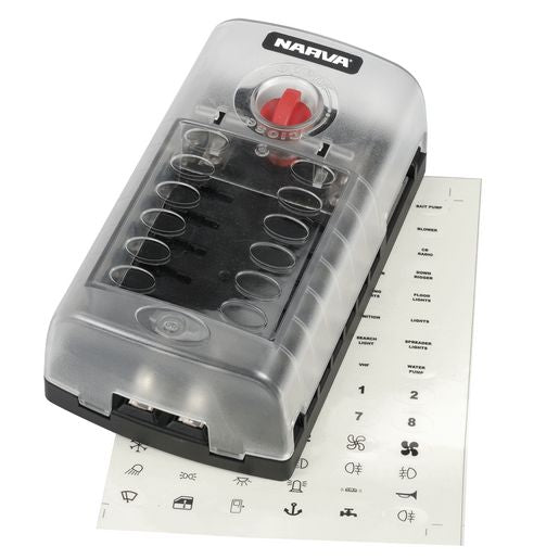 Narva Fuse Box Standard Blade 12 Way 120A 1 Pack - 54450