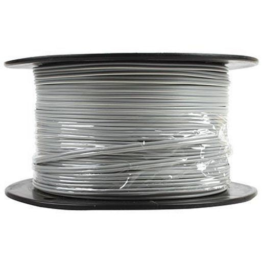 Narva 2mm Twin Core Figure 8 Speaker Cable Grey With White Trace 100M - 5822-100SP