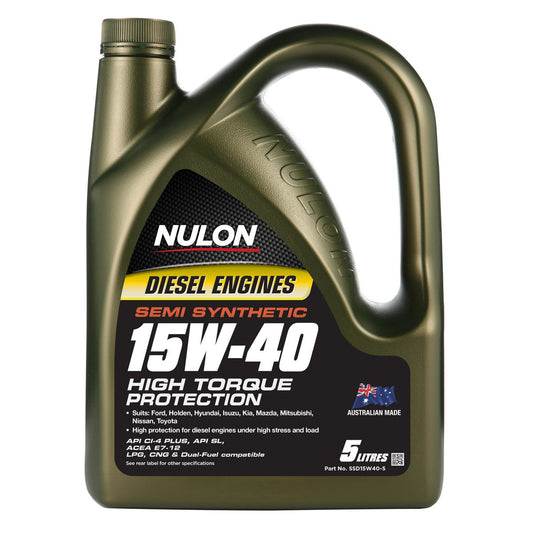 Nulon Semi Synthetic Diesel Engine Oil 15W-40 5L - SSD15W40-5