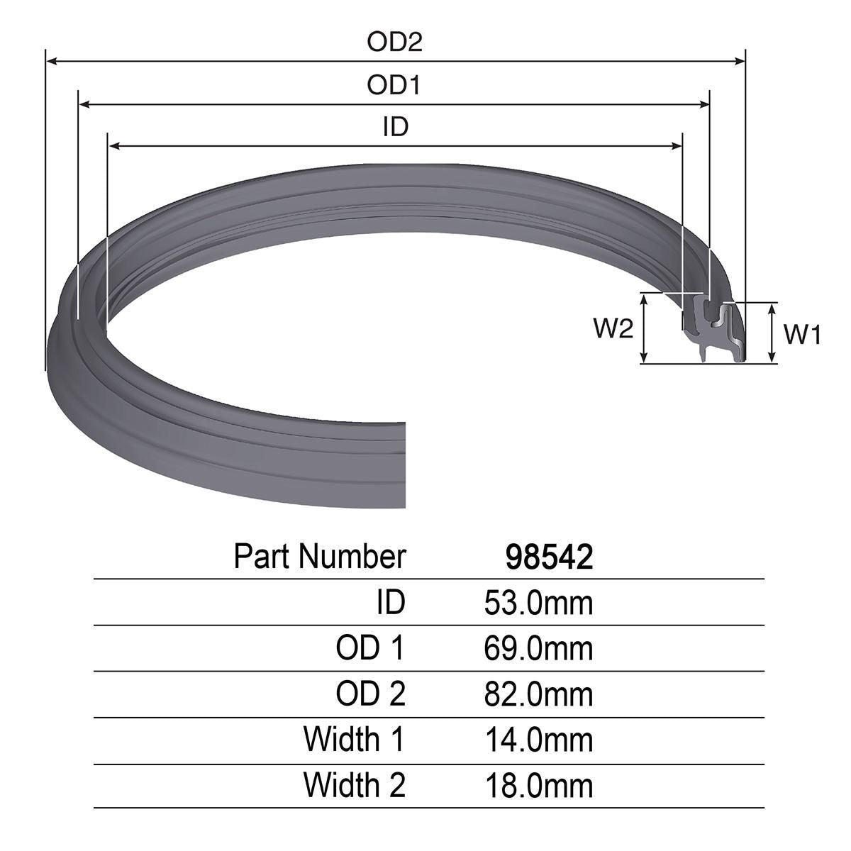 Kelpro Oil Seal - 98542