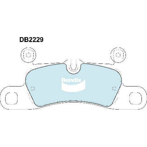 Bendix Brake Pads Set - Heavy Duty - DB2229HD