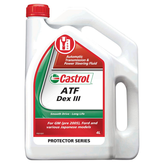 Castrol Automatic Transmission Fluid ATF Dex III 4L - 3381101