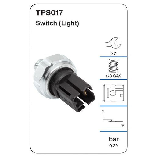 Tridon Oil Pressure Switch (Light) - TPS017