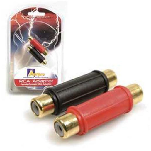 Aerpro RCA Socket - F/F 1 Red/1 Black 2Pk - AP622