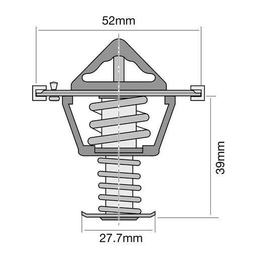Tridon Thermostat 52Mm - 82 Degrees C - TT532-180