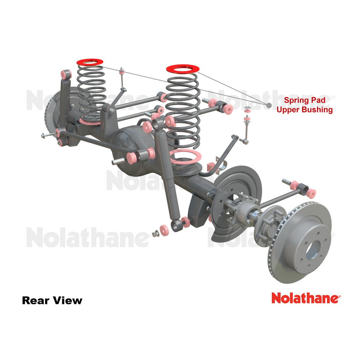 Nolathane Front Spring Pad Bushing Kit - 47424