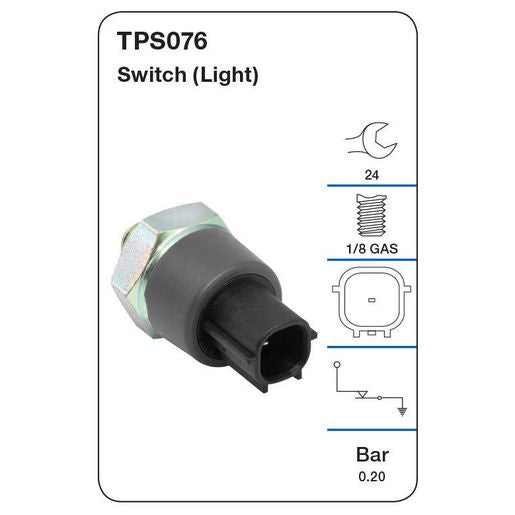Tridon Switch Oil Pressure For Light - TPS076