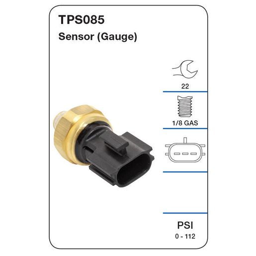 Tridon Oil Pressure Switch (Gauge) - TPS085