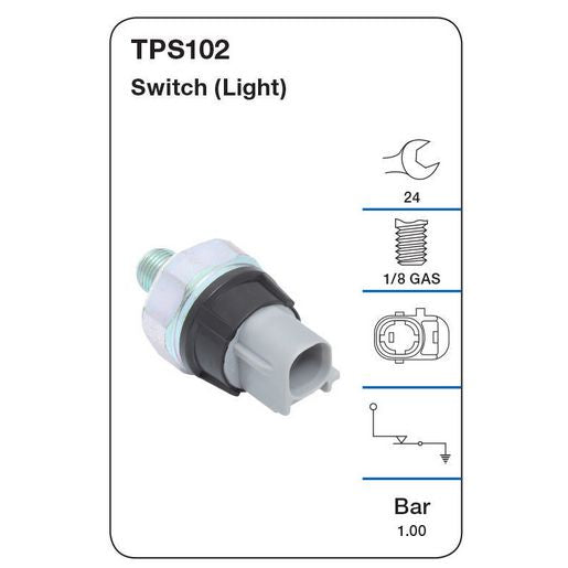 Tridon Oil Pressure Switch (Light) - TPS102