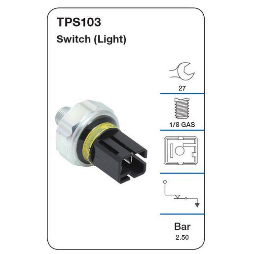 Tridon Oil Pressure Switch (Light) - TPS103