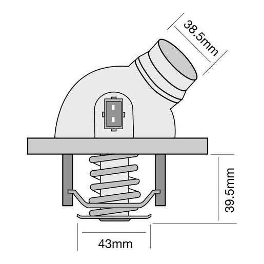 Tridon Thermostat - 105 Degrees C - TT468-221P