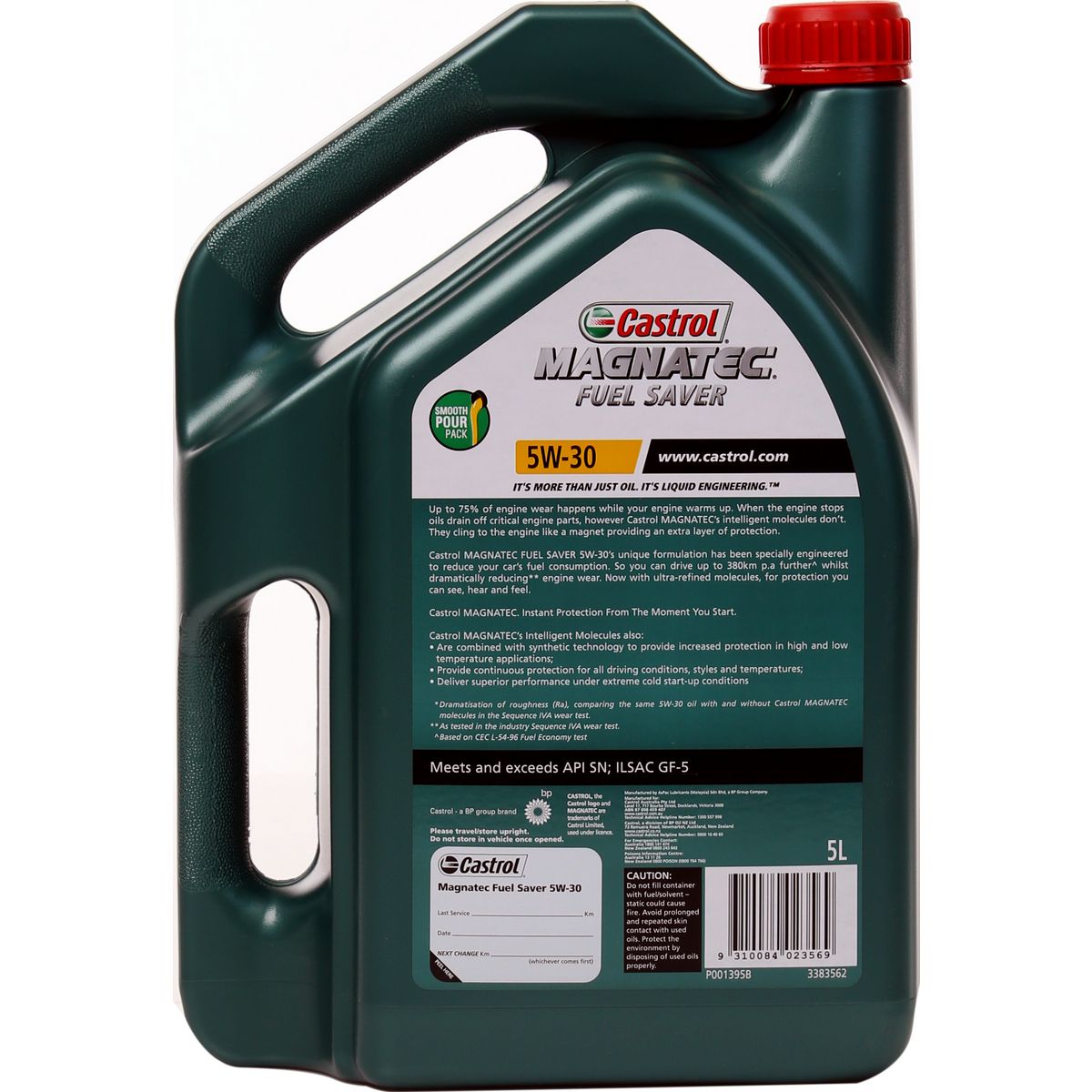 Castrol Magnatec Fuel Saver 5W-30 Engine Oil 5L - 3383562