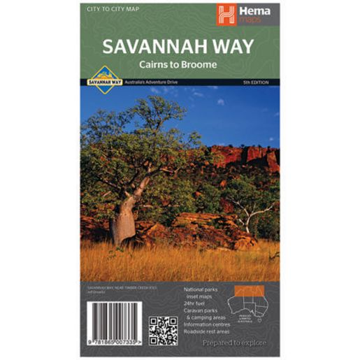 Hema Savannah Way Map 5th Edition