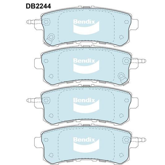 Bendix Brake Pads Set - 4WD/SUV - DB22444WD