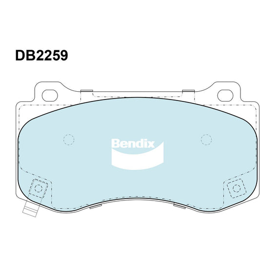Bendix Brake Pads Set - Heavy Duty - DB2259HD