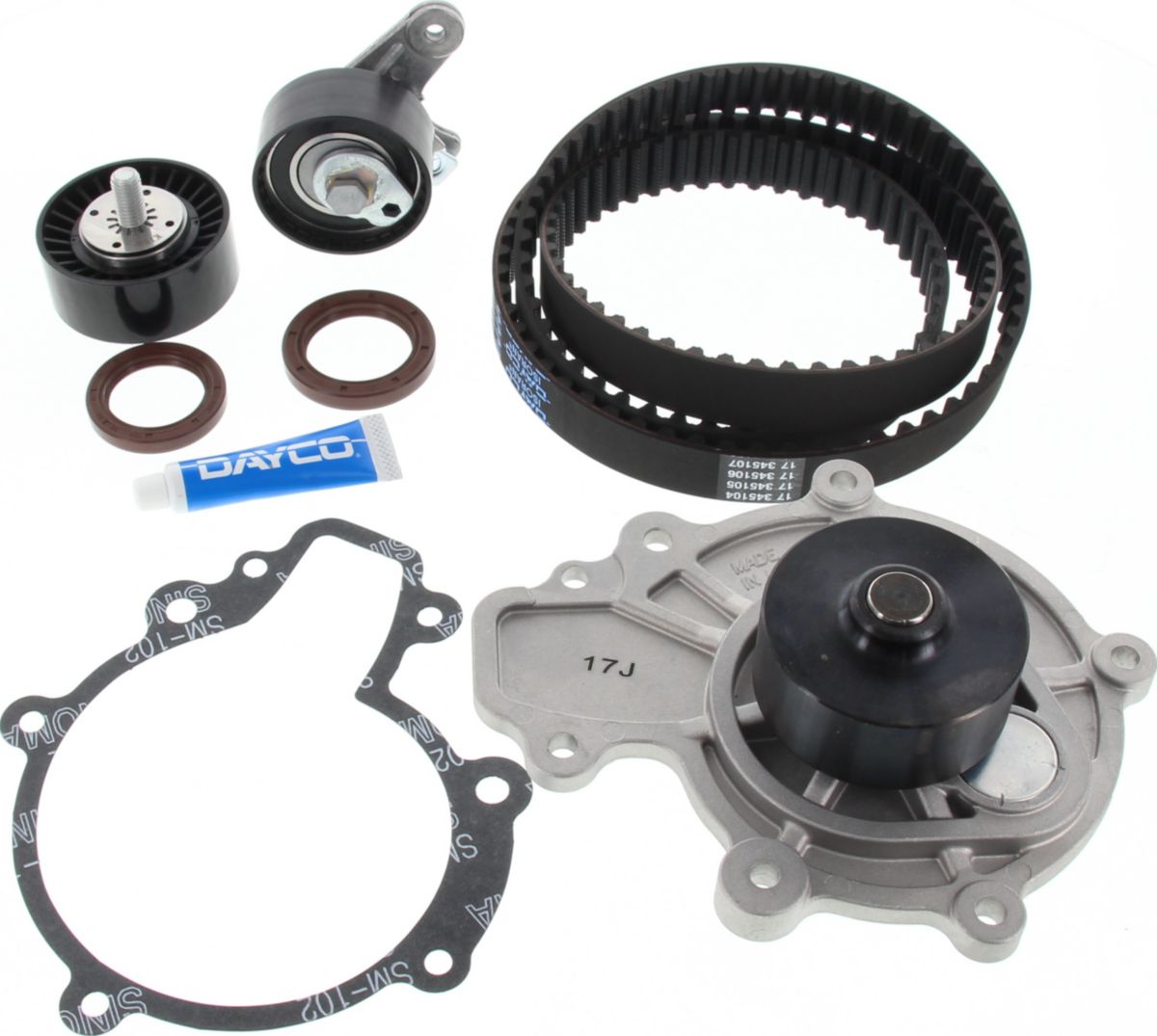 Dayco Timing Belt Kit - Includes Water Pump - KTBA254P