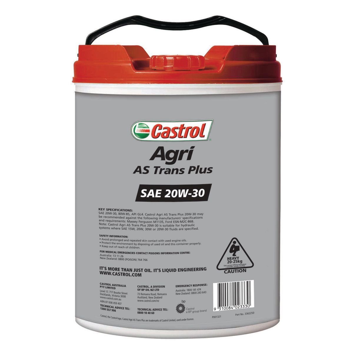 Castrol Agri As Trans Plus 20W-30 20L - 3362250