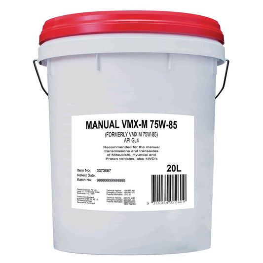Castrol VMX 75W-85 Manual Transmission Fluid 20L - 3373887