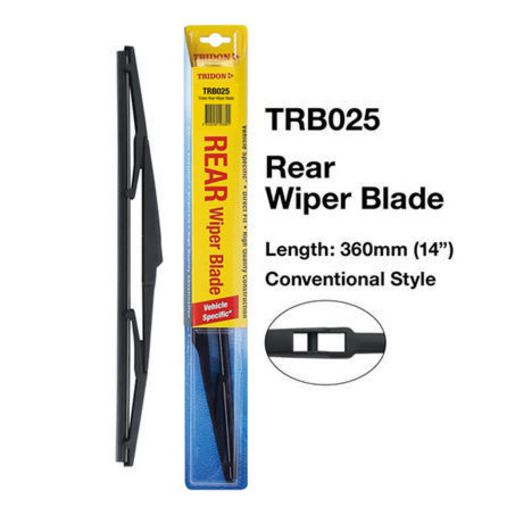 Tridon Conventional Wiper Blade Rear 350Mm - TRB025