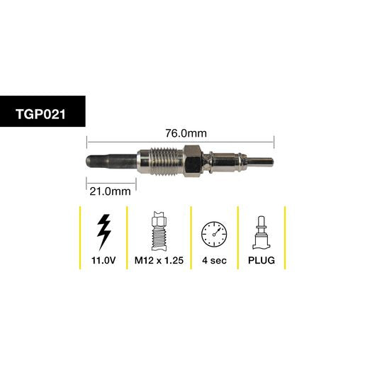 Tridon Glow Plug 11V - TGP021