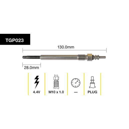 Tridon Glow Plug 4.4V - TGP023