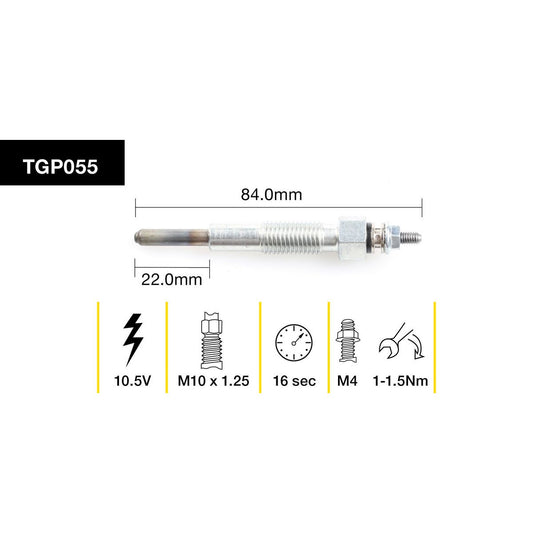 Tridon Glow Plug 7V - TGP055