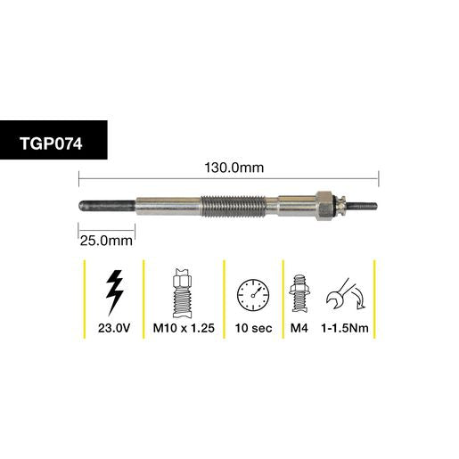 Tridon Glow Plug 23V - TGP074