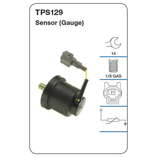 Tridon Oil Pressure Sensor (Gauge) - TPS129