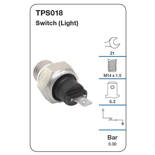 Tridon Oil Pressure Switch (Light) - TPS018