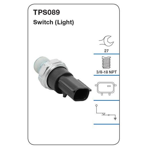 Tridon Oil Pressure Switch (Light) - TPS089