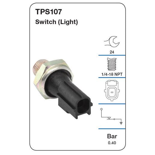 Tridon Oil Pressure Switch (Light) - TPS107