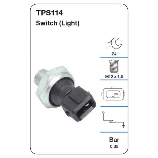 Tridon Oil Pressure Switch (Light) - TPS114