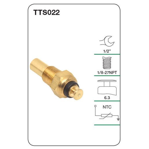 Tridon Water Temperature Sender (Gauge) - TTS022