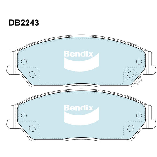 Bendix Brake Pads Set Heavy Duty - DB2243HD