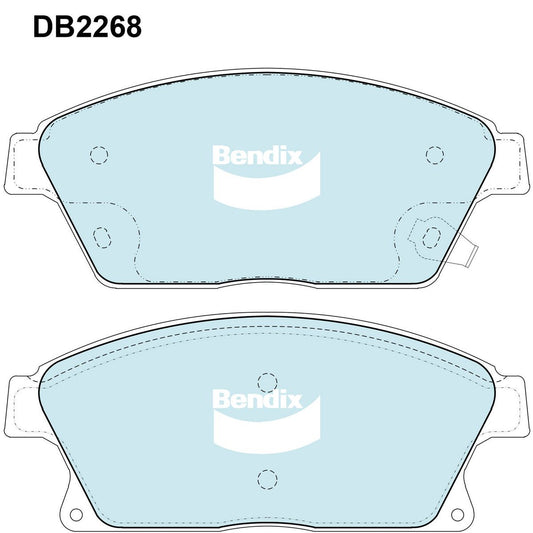 Bendix Brake Pads Set General CT - DB2268GCT