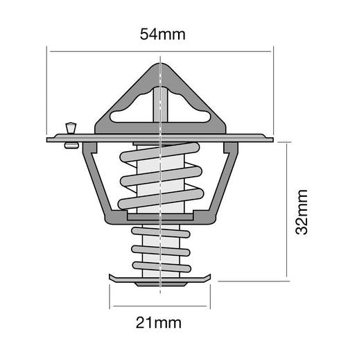 Tridon Thermostat 54Mm - 82 Degrees C - TT326-180
