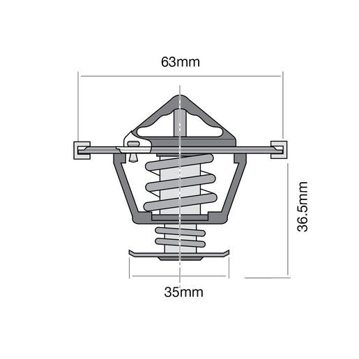 Tridon Thermostat 63.5Mm- 95 Degrees C - TT416-203