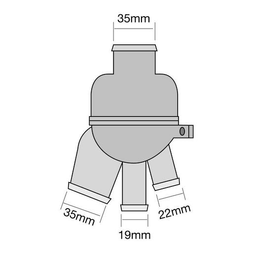 Tridon Thermostat Includes Housing - 82 Degrees C - TT440-180P