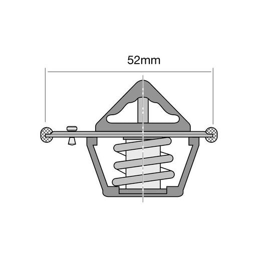 Tridon High Flow Thermostat 52Mm - 89 Degrees C - TT445-192
