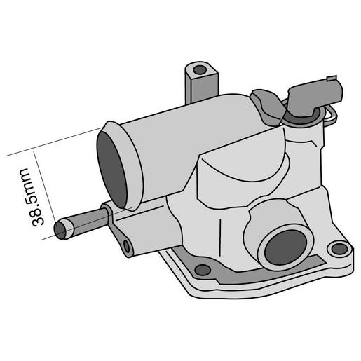 Tridon Thermostat Includes Housing & Coolant Sensor - 92 Degrees C - TT503-198