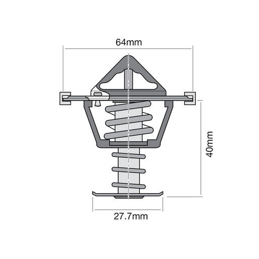 Tridon Thermostat 64Mm - 85 Degrees C - TT665-185