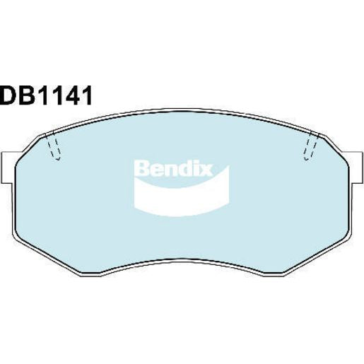 Bendix Brake Pads Set - 4WD/SUV - DB1141-4WD