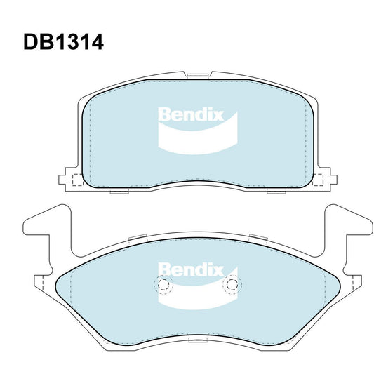 Bendix Brake Pads Set Heavy Duty - DB1314HD